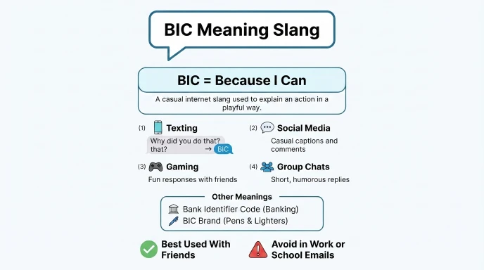 BIC Meaning Slang
