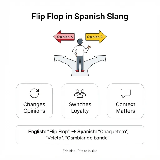 Flip Flop in Spanish Slang