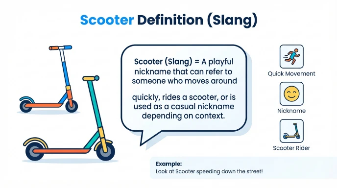 scooter definition slang