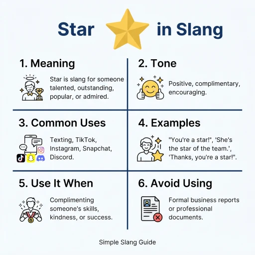 star meaning slang