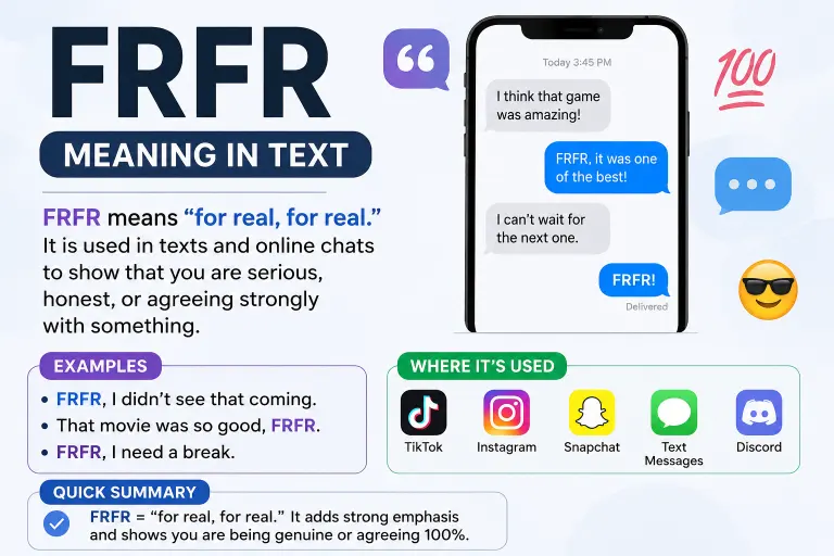frfr meaning in text