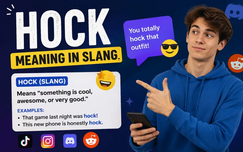 Hock Meaning Slang