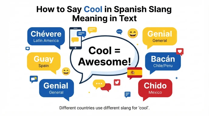 how to say cool in spanish slang