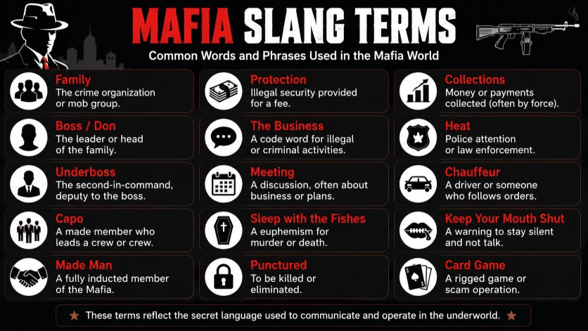 mafia slang terms