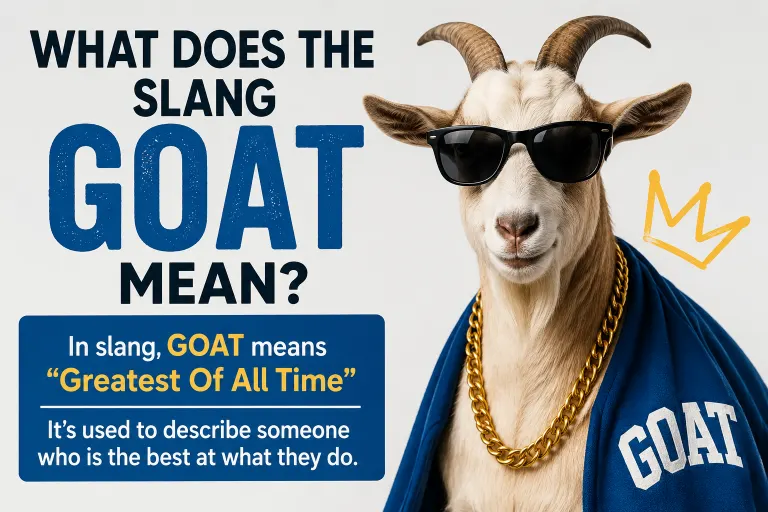 what does the slang goat mean