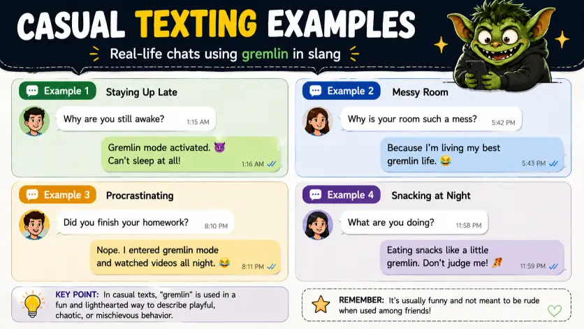 Casual Texting Examples