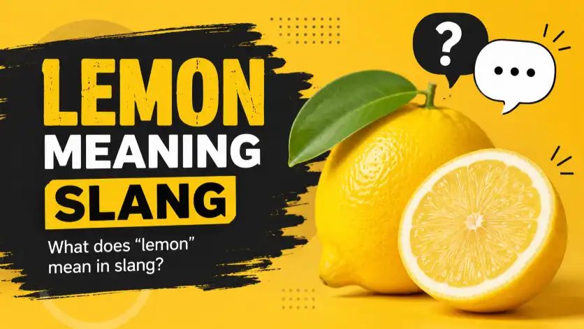 lemon meaning slang