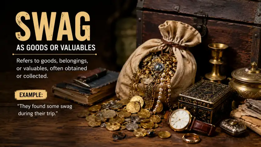 Swag as Goods or Valuables