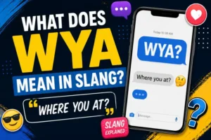 what does wya mean in slang
