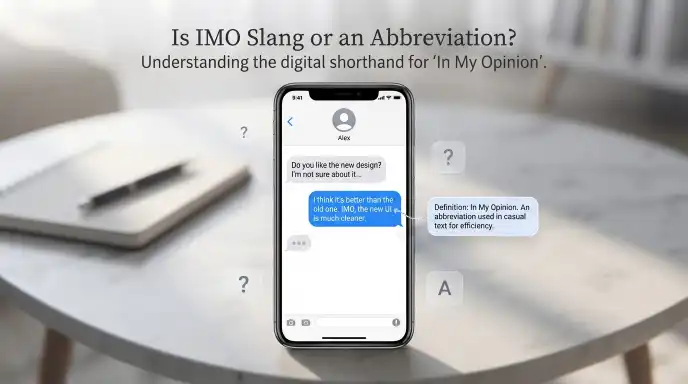 Is IMO Slang or an Abbreviation?
