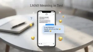 lmao mean in text