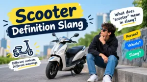 scooter definition slang