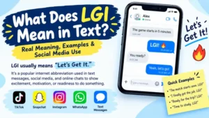 what does lgi mean in text