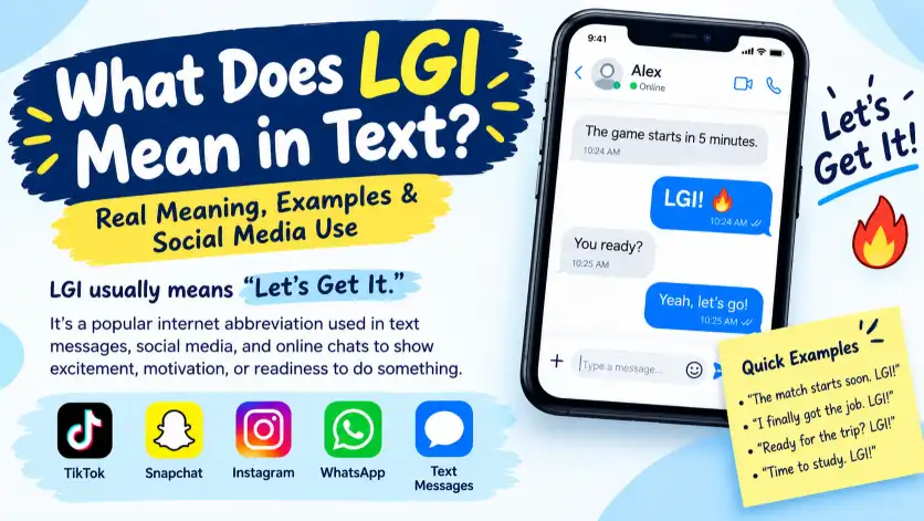 what does lgi mean in text